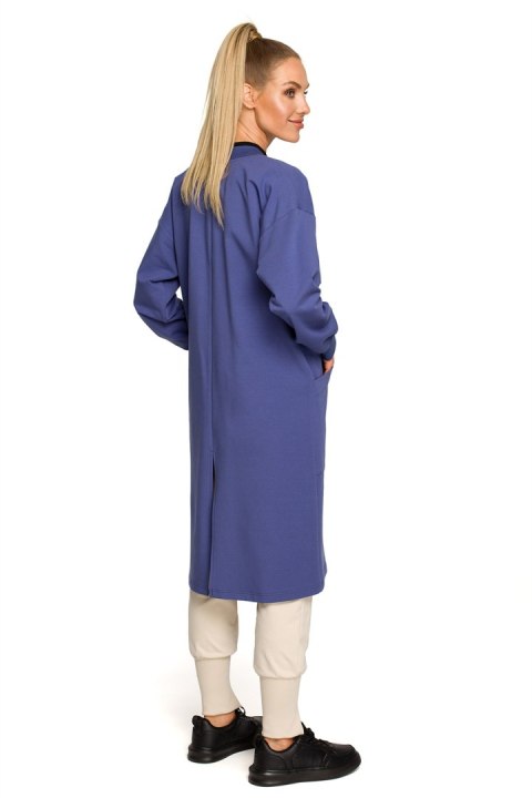Bluza Damska Model MOE694 Indygo - Moe Bluza Damska Model MOE694 Indygo - Moe