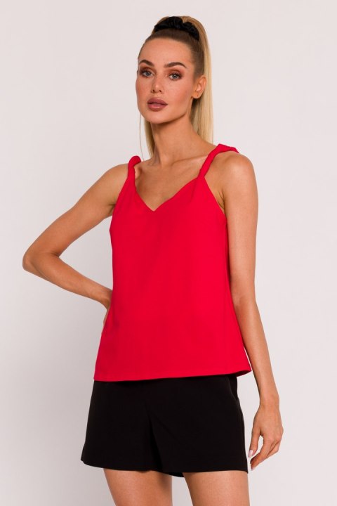 Bluzka Model MOE792 Red - Moe Bluzka Model MOE792 Red - Moe