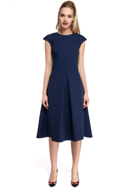 Sukienka Model MOE296 Navy - Moe Sukienka Model MOE296 Navy - Moe