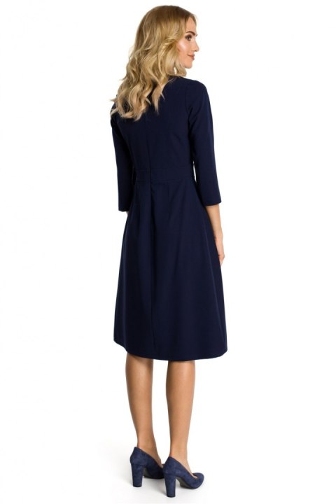 Sukienka Model MOE335 Navy - Moe Sukienka Model MOE335 Navy - Moe