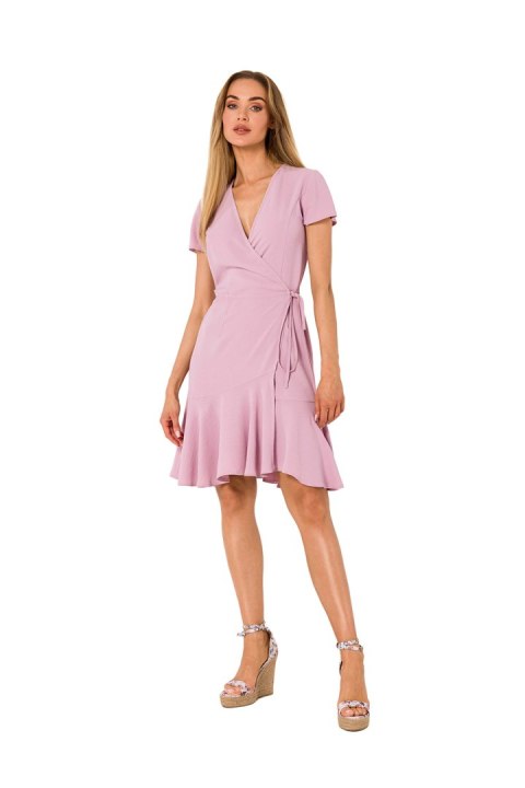 Sukienka Model MOE741 Dirty Pink - Moe Sukienka Model MOE741 Dirty Pink - Moe