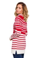 Sweter Damski Model MXS08 Red - Moe
