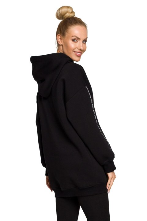 Bluza Damska Model MOE696 Black - Moe Bluza Damska Model MOE696 Black - Moe