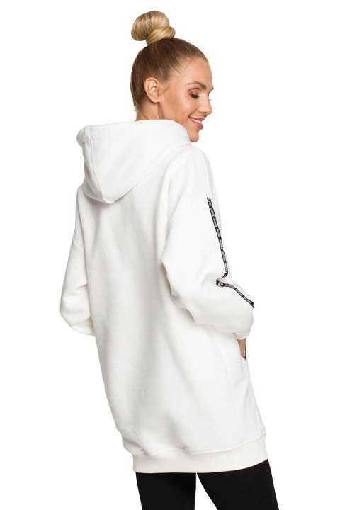 Bluza Damska Model MOE696 Ecru - Moe Bluza Damska Model MOE696 Ecru - Moe