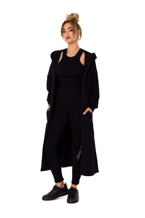 Bluza Damska Model MOE729 Black - Moe Bluza Damska Model MOE729 Black - Moe