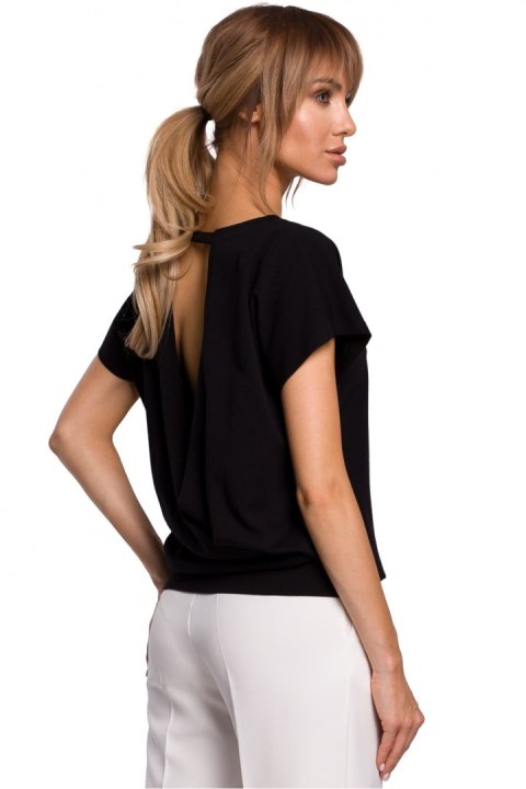 Bluzka Model MOE498 Black - Moe Bluzka Model MOE498 Black - Moe