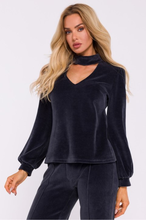 Bluzka Model MOE831 Grafit - Moe Bluzka Model MOE831 Grafit - Moe