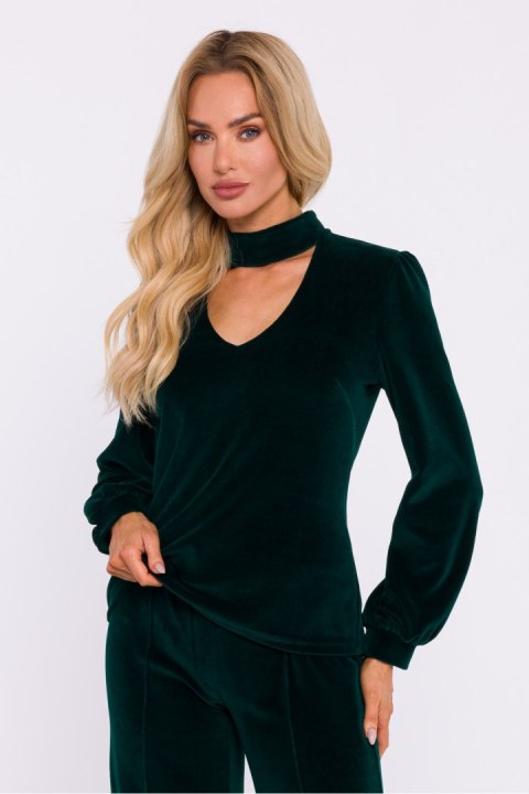 Bluzka Model MOE831 Green - Moe Bluzka Model MOE831 Green - Moe