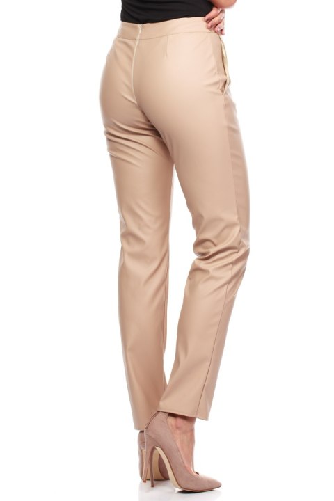 Spodnie Damskie Model MOE144 Beige - Moe Spodnie Damskie Model MOE144 Beige - Moe
