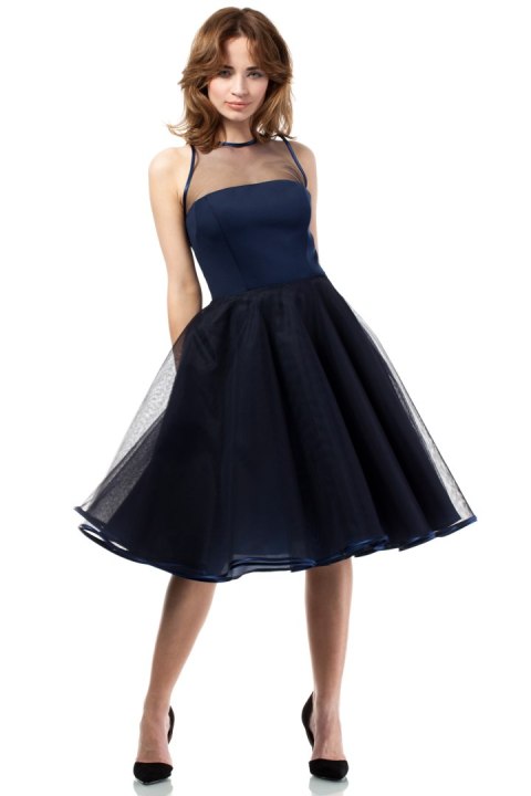 Sukienka Model MOE148 Navy - Moe Sukienka Model MOE148 Navy - Moe
