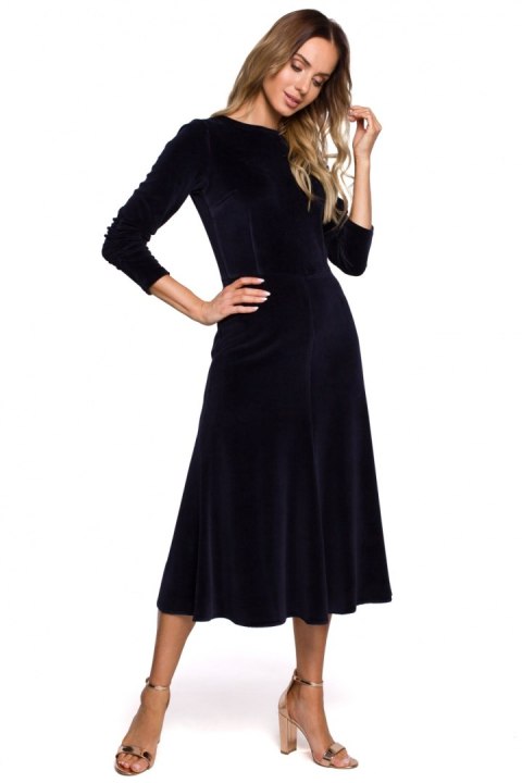 Sukienka Model MOE557 Navy - Moe Sukienka Model MOE557 Navy - Moe