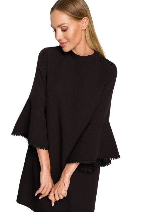 Sukienka Model MOE698 Black - Moe Sukienka Model MOE698 Black - Moe
