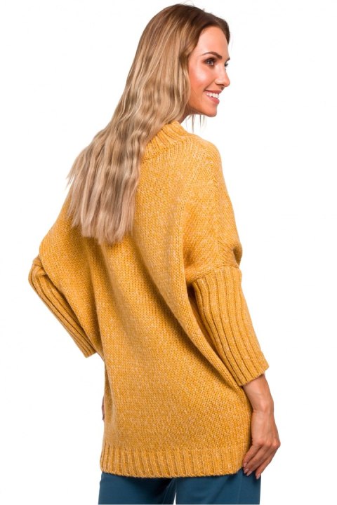 Sweter Damski Model MOE470 Honey - Moe Sweter Damski Model MOE470 Honey - Moe