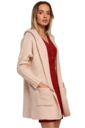 Sweter Kardigan Model MOE556 Beige - Moe Hurtownia odzieży on-line, moda damska, bielizna i obuwie dla kobiet - Matterhorn.pl