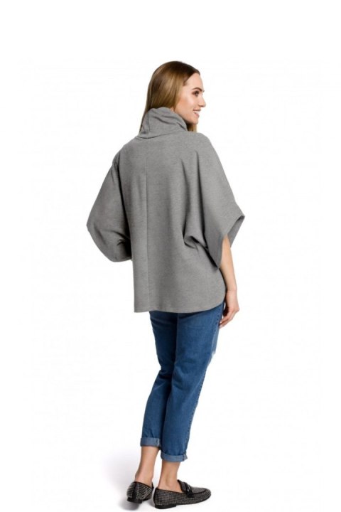 Bluzka Model MOE372 Grey - Moe Bluzka Model MOE372 Grey - Moe