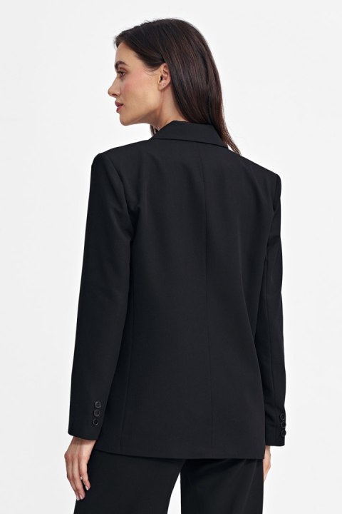 Marynarka oversize dwurzędowa Z69 Black - Nife Marynarka oversize dwurzędowa Z69 Black - Nife