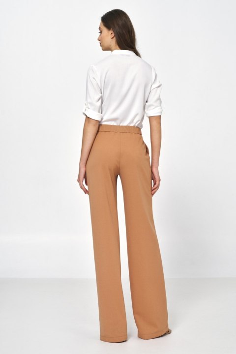 Spodnie Karmelowe spodnie loose cut SD77 Carmel - Nife Spodnie Karmelowe spodnie loose cut SD77 Carmel - Nife