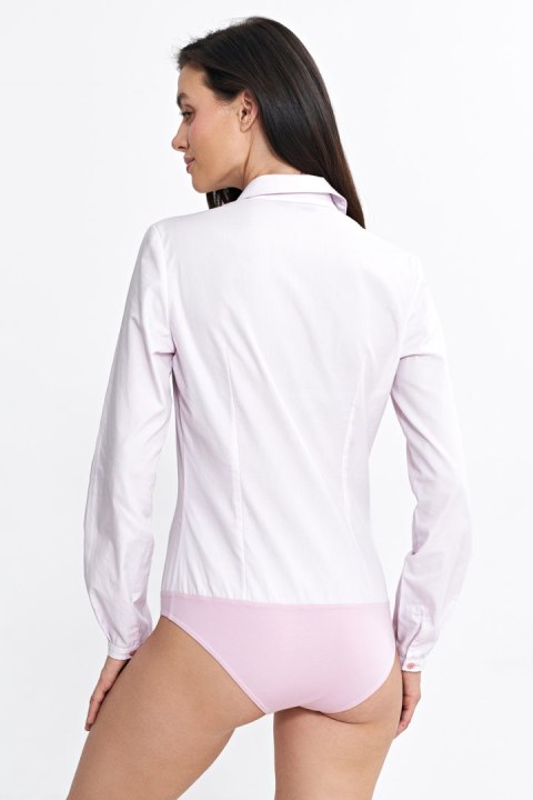 Koszula body K81 Light Pink - Nife Koszula body K81 Light Pink - Nife