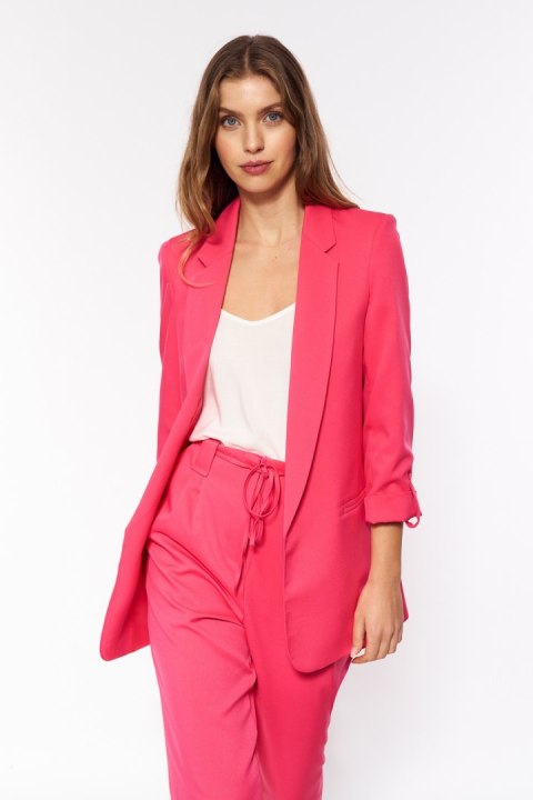 Różowa marynarka oversize Z43 Pink - Nife Różowa marynarka oversize Z43 Pink - Nife
