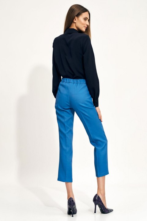 Spodnie Niebieskie spodnie chino SD70 Blue - Nife Spodnie Niebieskie spodnie chino SD70 Blue - Nife