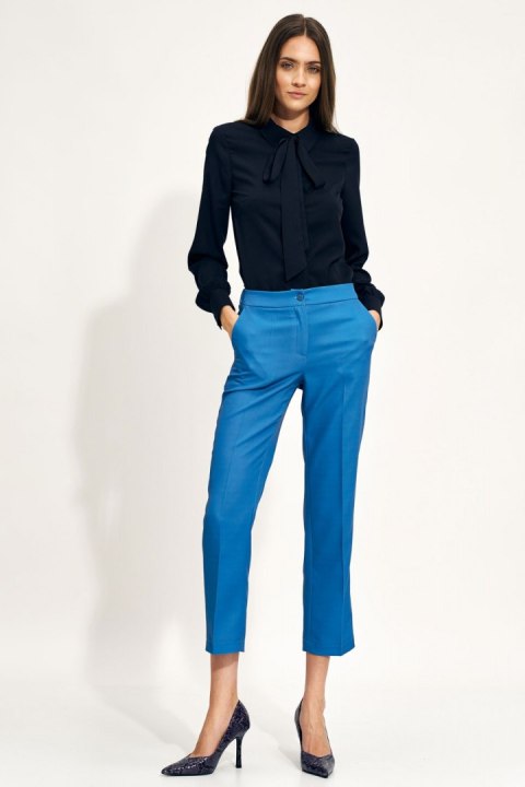 Spodnie Niebieskie spodnie chino SD70 Blue - Nife Spodnie Niebieskie spodnie chino SD70 Blue - Nife