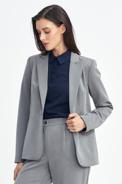 Żakiet klasyczny Z70 Grey - Nife Żakiet klasyczny Z70 Grey - Nife
